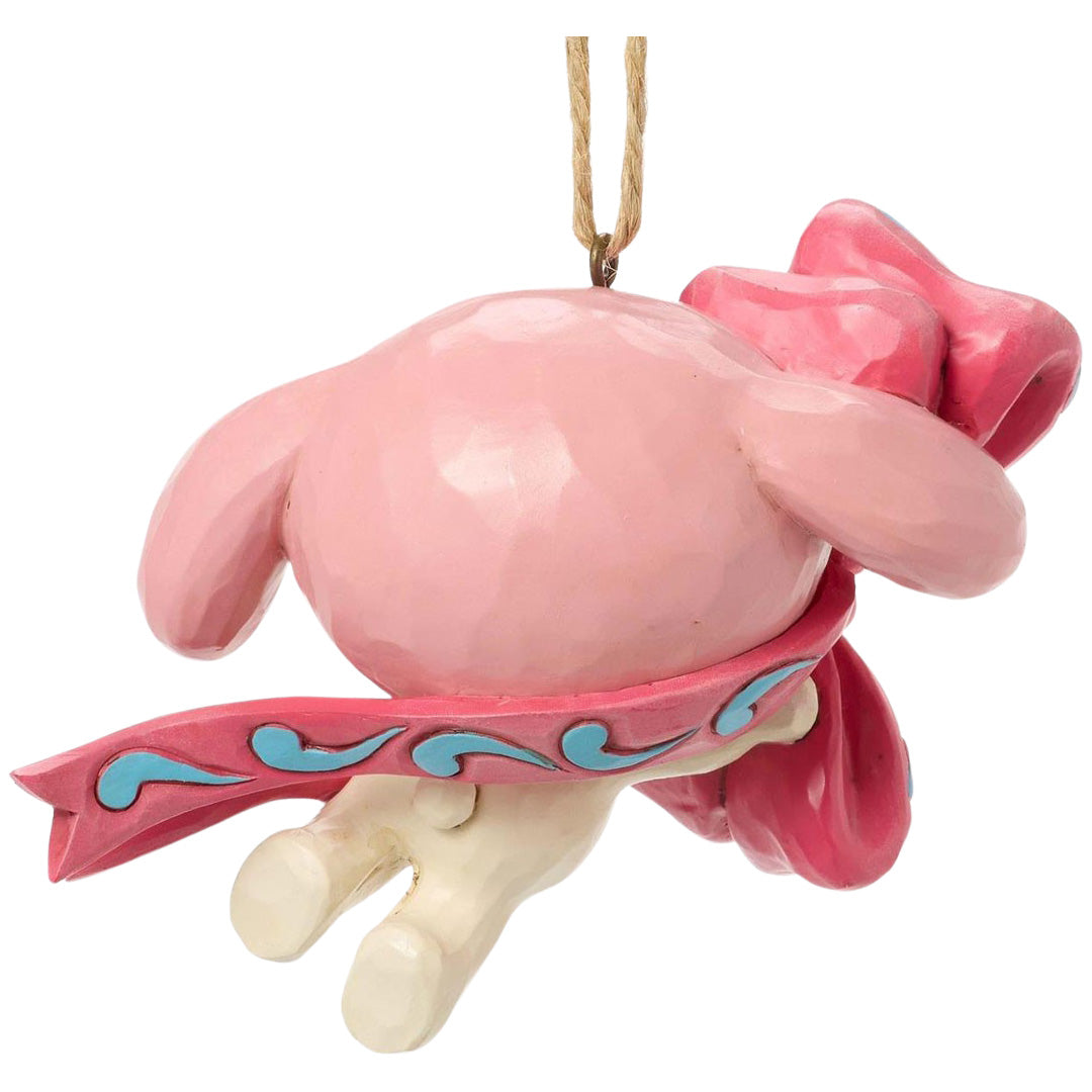 Jim Shore My Melody Pink Bow Ornament back