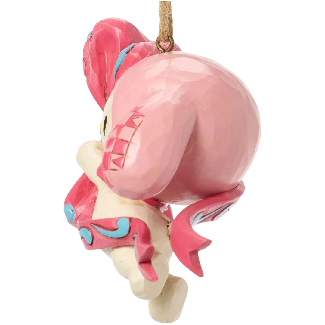 Jim Shore My Melody Pink Bow Ornament left side