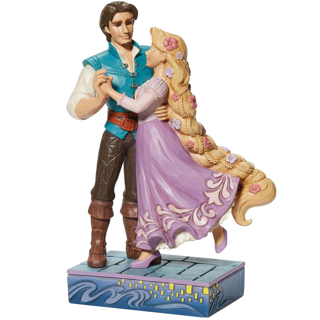 Jim Shore Rapunzel and Flynn Love side