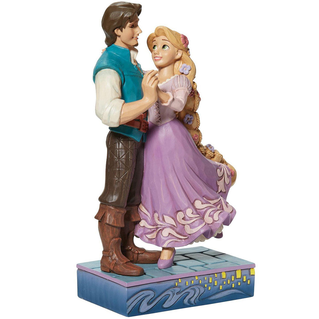 Jim Shore Rapunzel and Flynn Love side