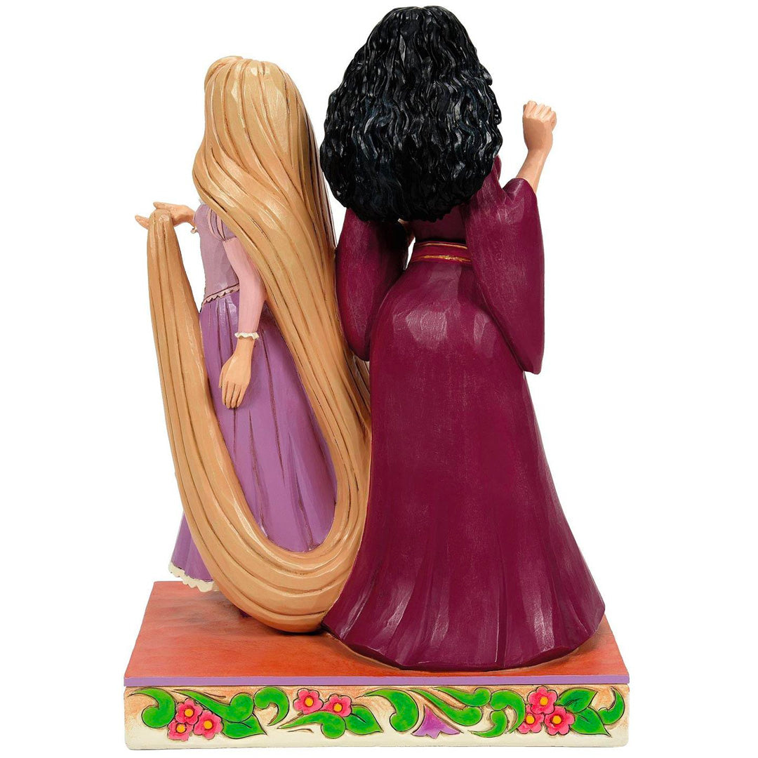 Jim Shore Rapunzel vs. Mother Gothel back