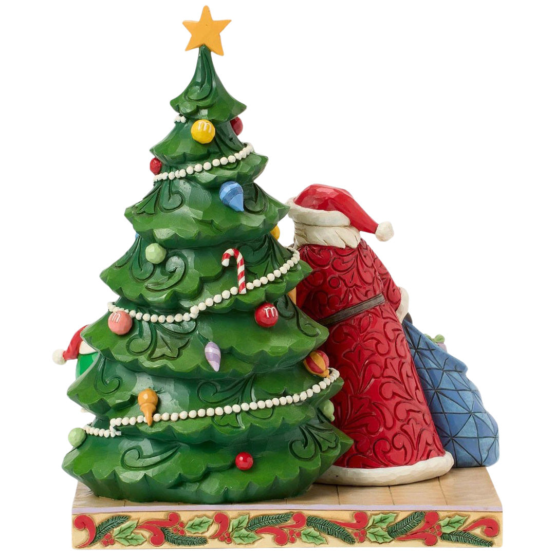 Jim Shore Santa with MMS Characters back