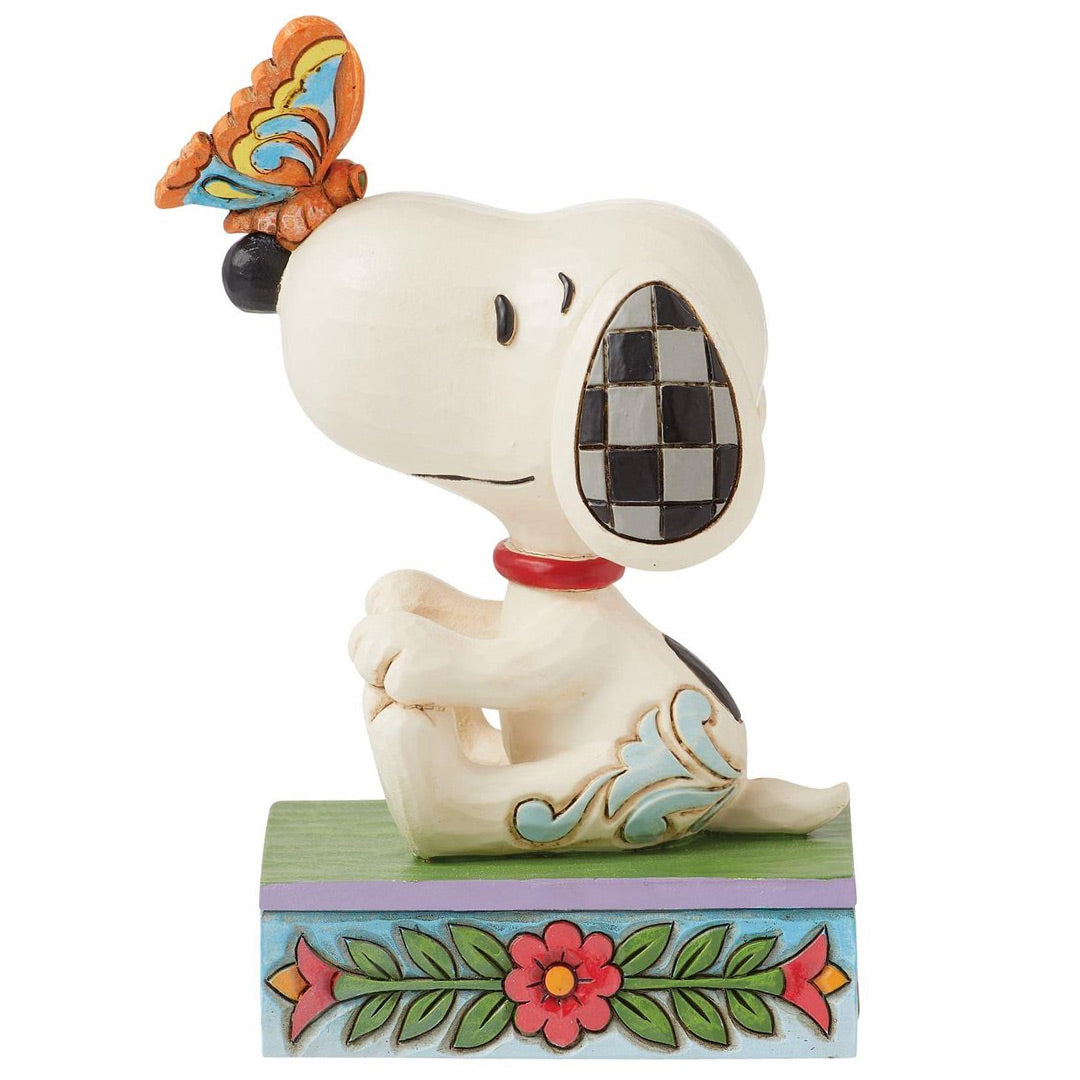 Jim Shore Snoopy Butterfly on Nose side