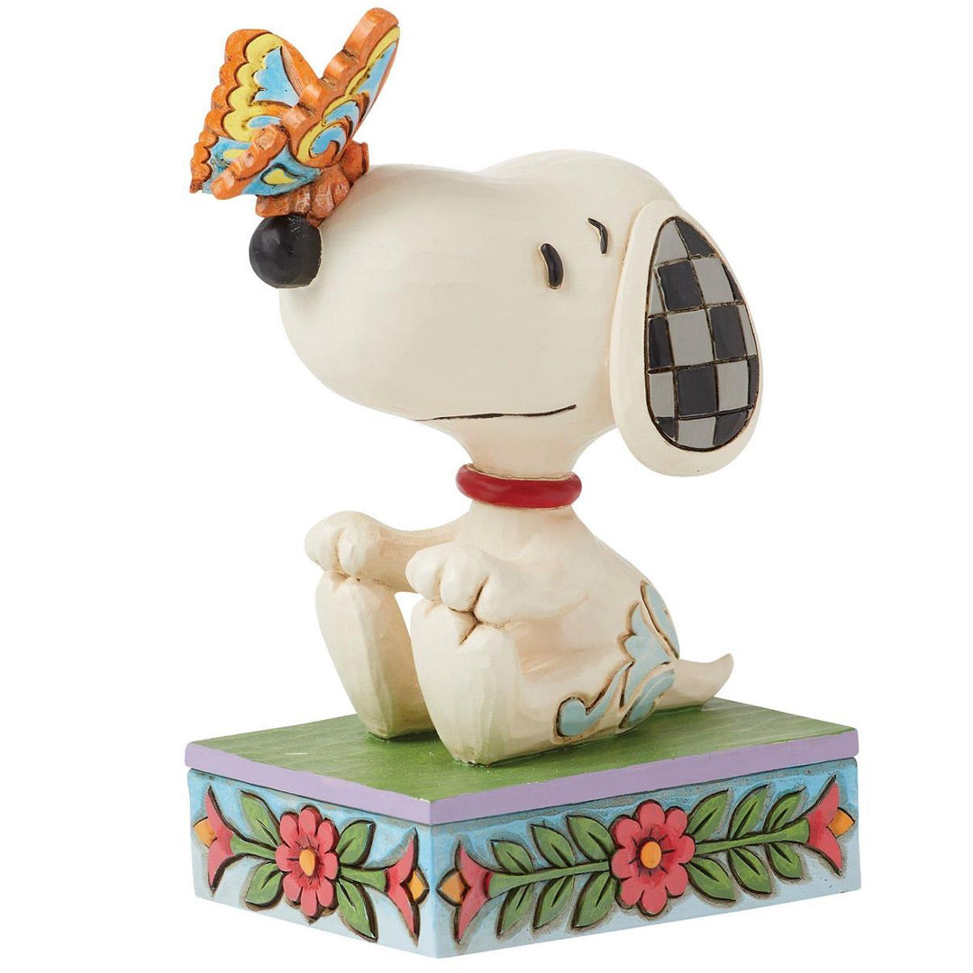Jim Shore Snoopy Butterfly on Nose front