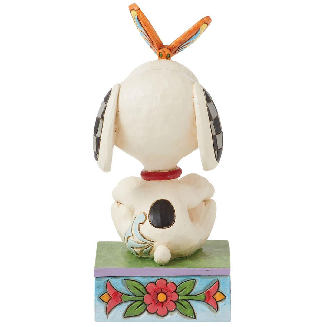 Jim Shore Snoopy Butterfly on Nose back