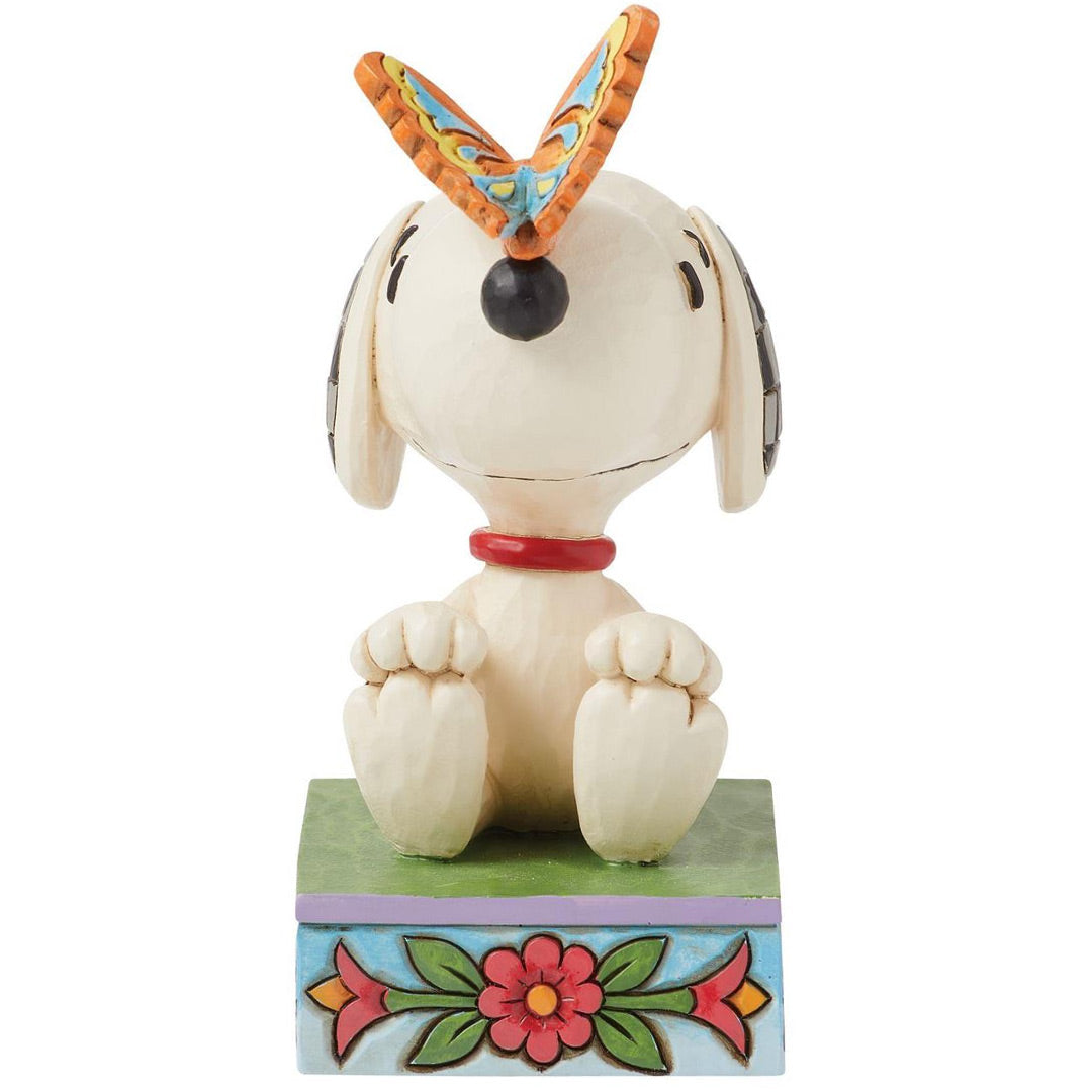Jim Shore Snoopy Butterfly on Nose front