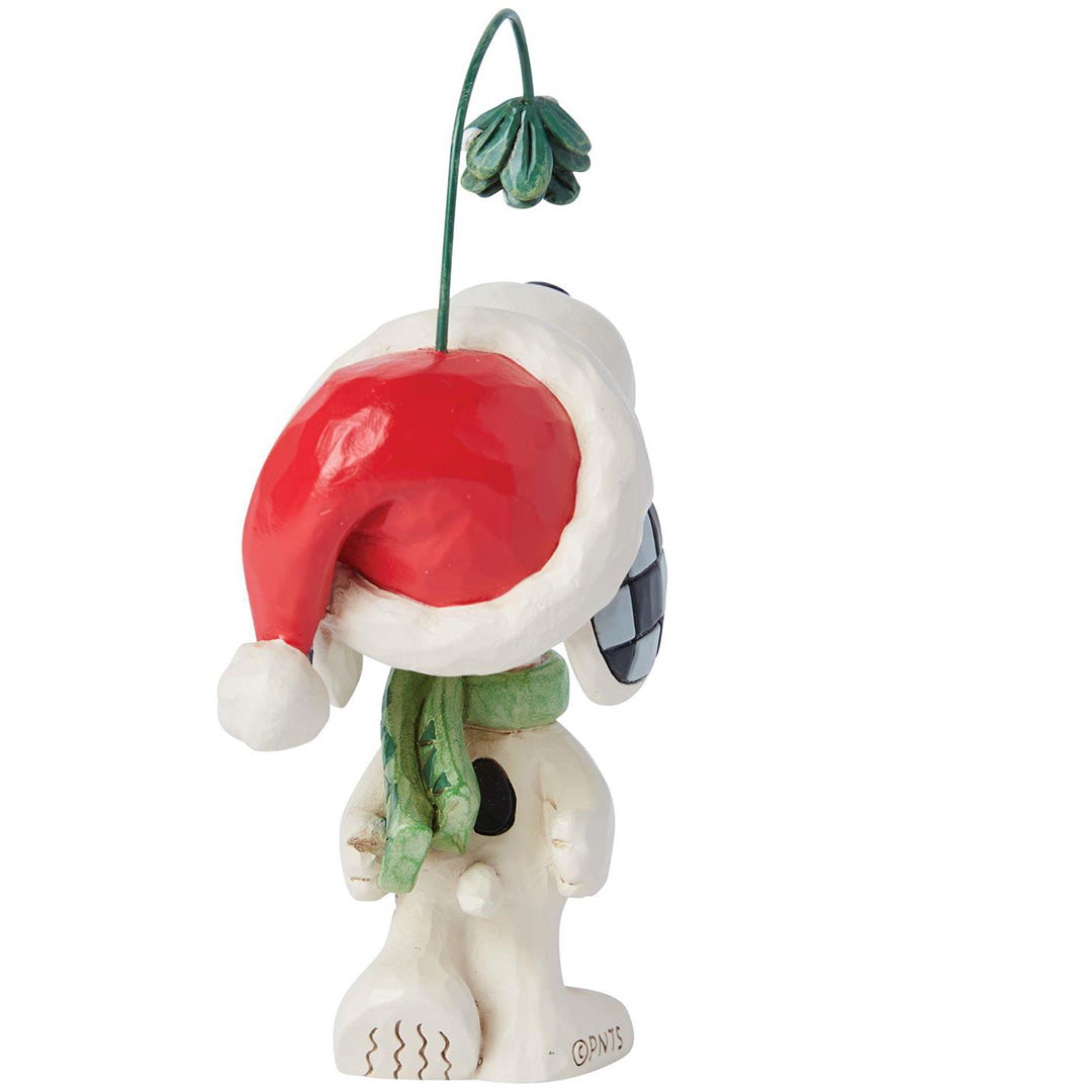 Jim Shore Snoopy Mistletoe Mini back