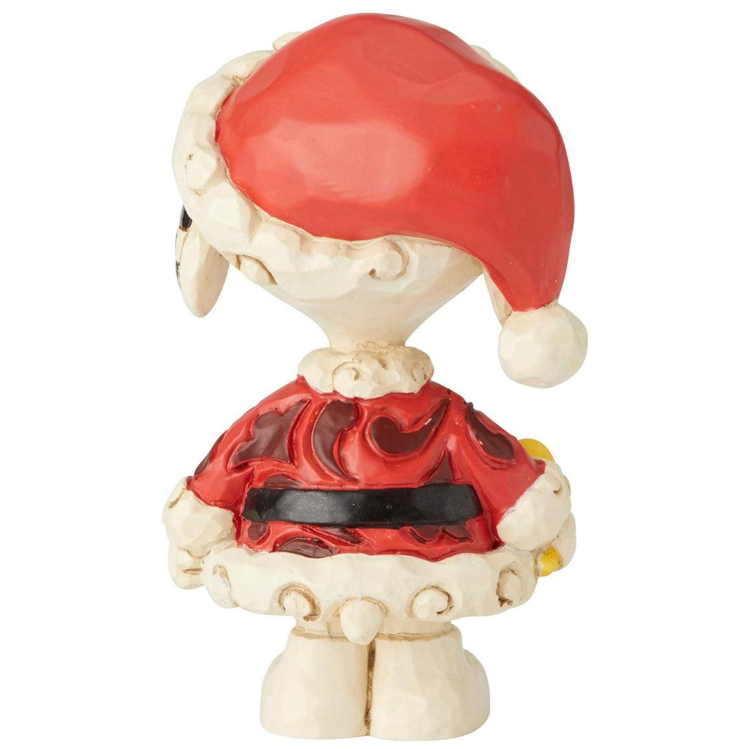 Jim Shore Snoopy Santa Mini back