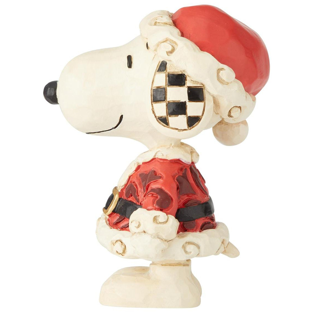 Jim Shore Snoopy Santa Mini left side