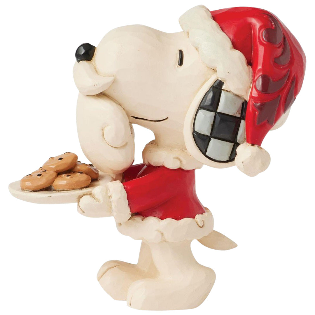 Jim Shore Snoopy Santa Mini Cookies left side