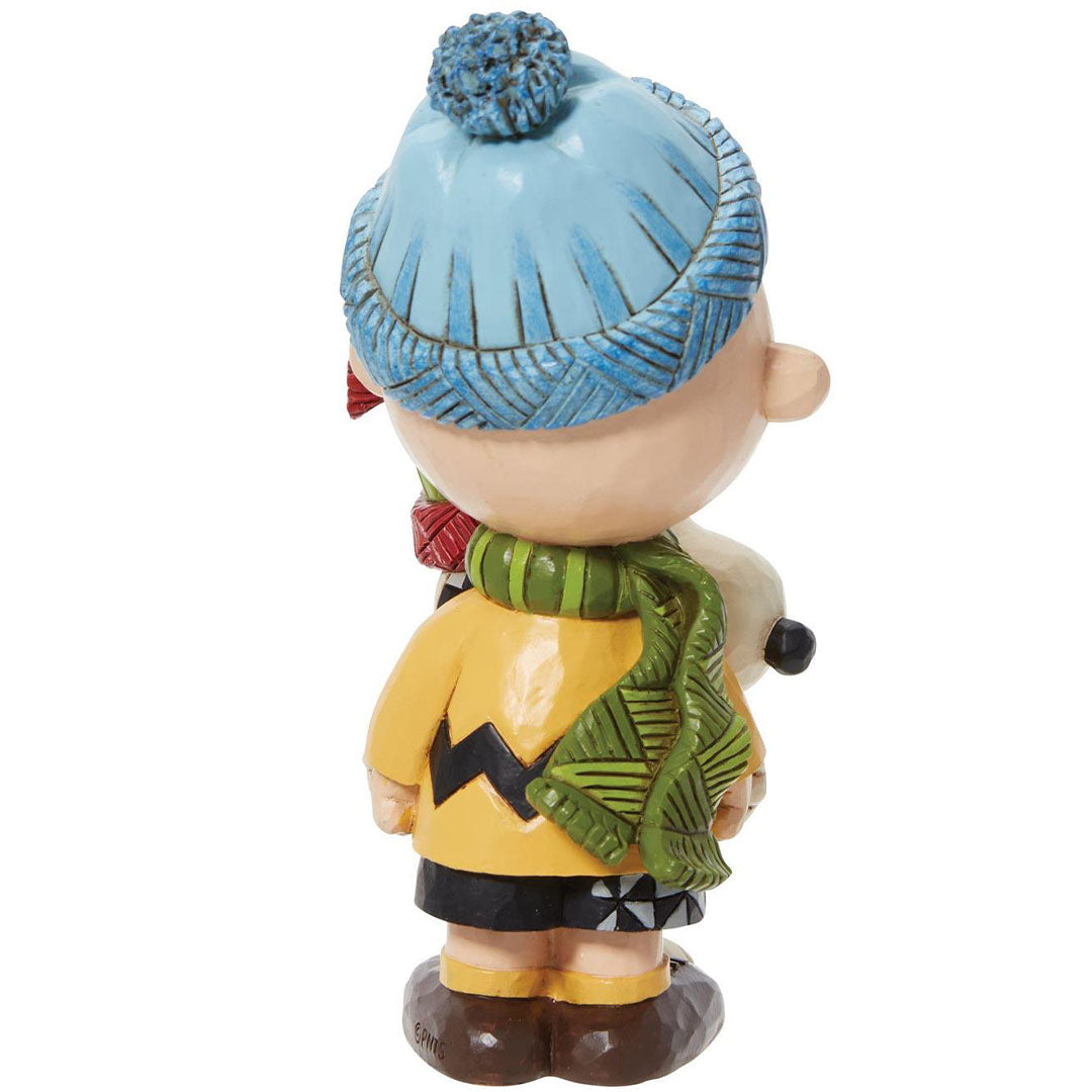 Jim Shore Snoopy and Charlie Brown Hugging back