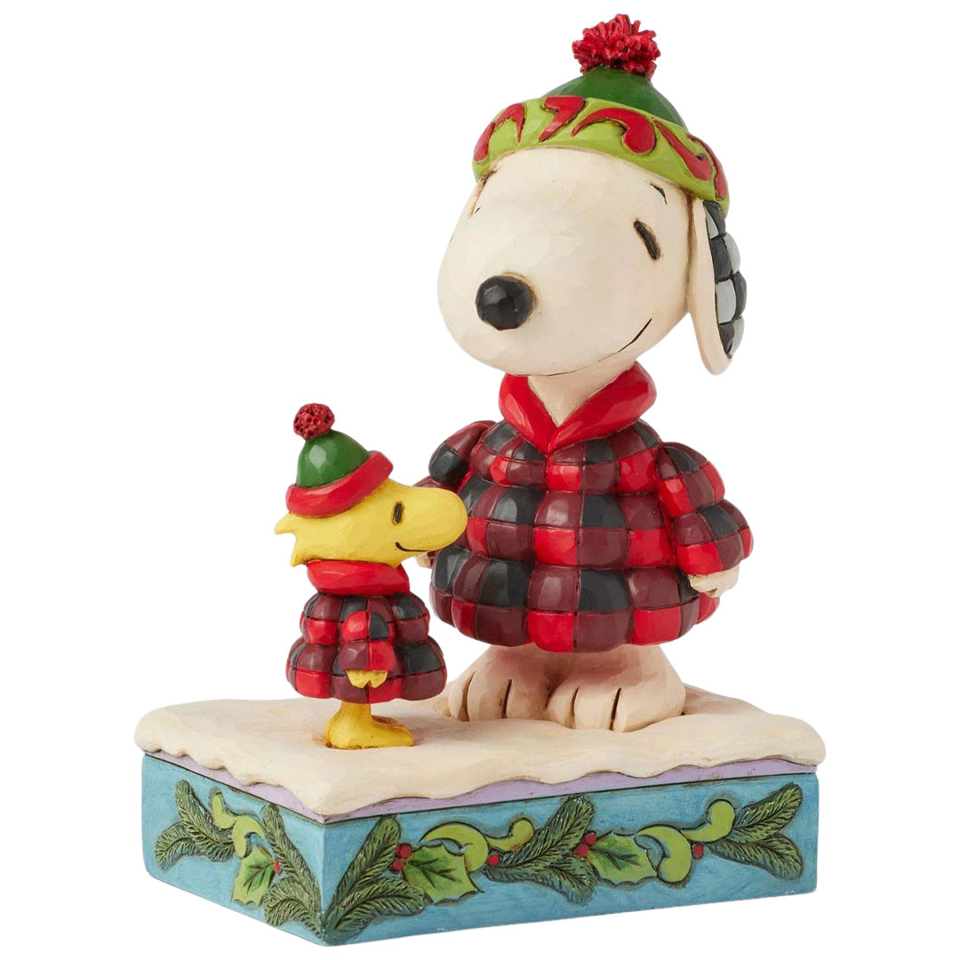 Jim Shore Snoopy and Woodstock Puffer Jackets side