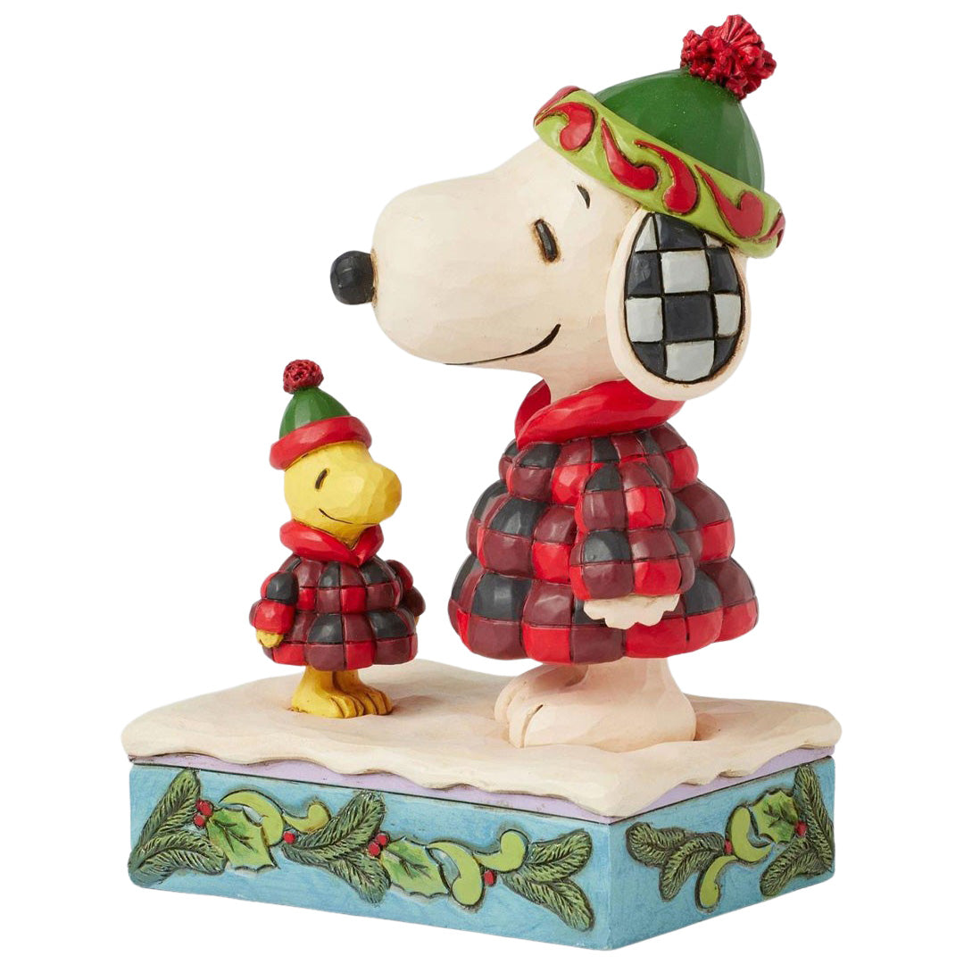 Jim Shore Snoopy and Woodstock Puffer Jackets side