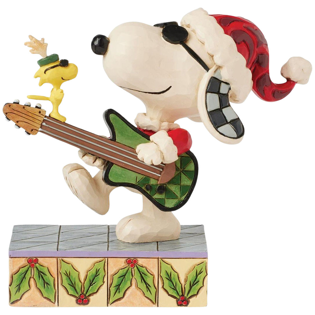 Jim Shore Snoopy and Woodstock Rock and Roll front