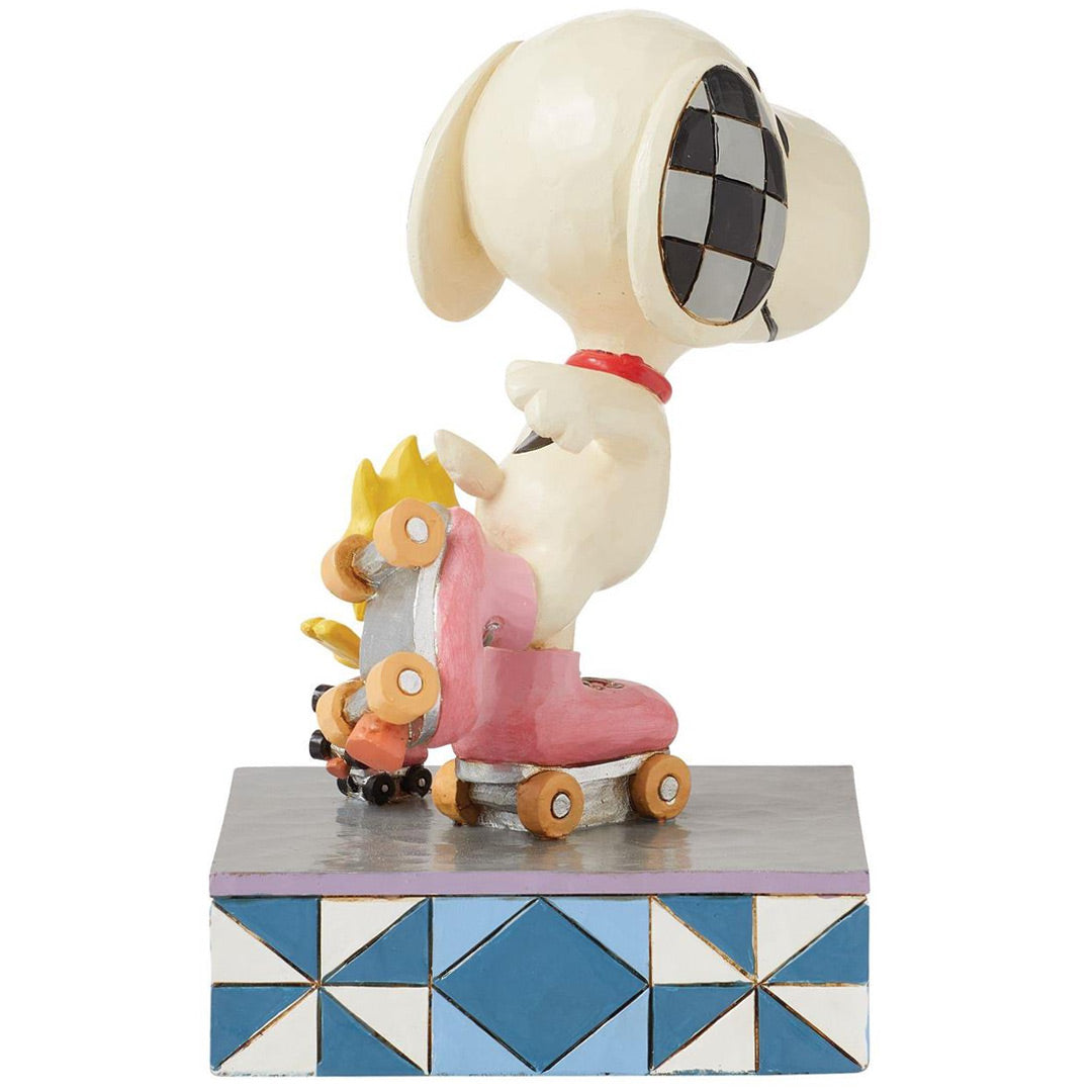 Snoopy and Woodstock Roller Skating 5.13" back right