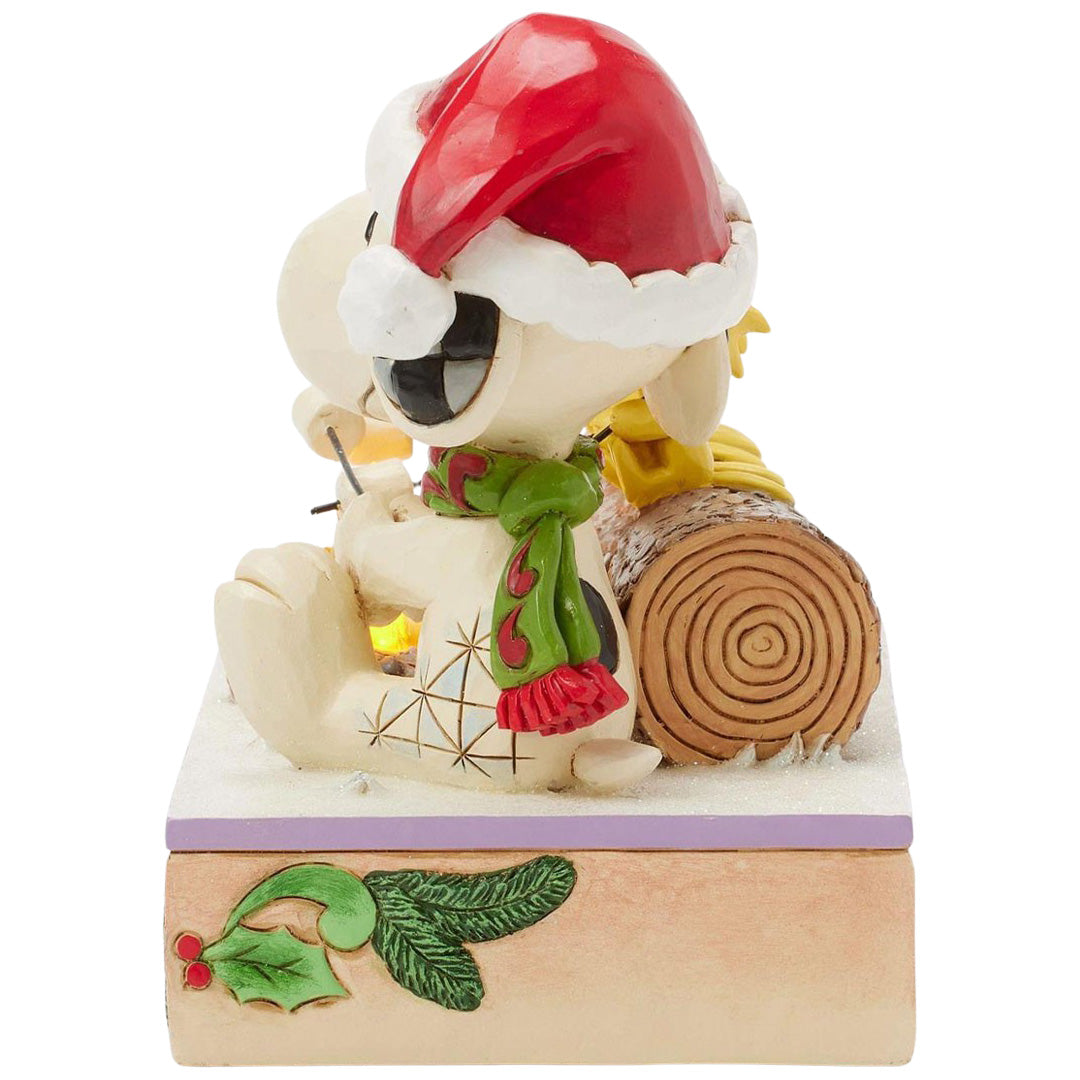 Cuddle-Decor-Jim-Shore-Snoopy-and-Woodstocks-roasting-marshmallows- back