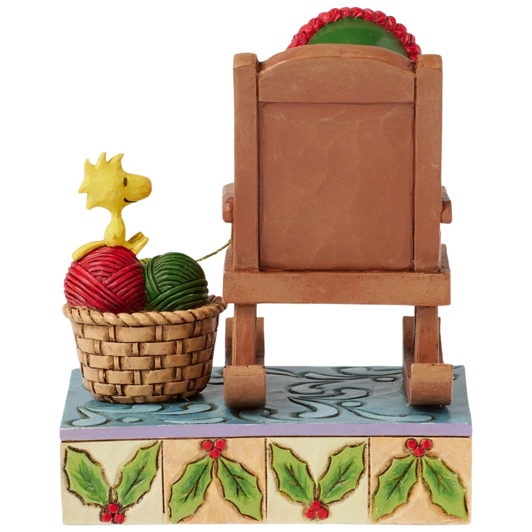 Jim Shore Snoopy in Rocking Chair back