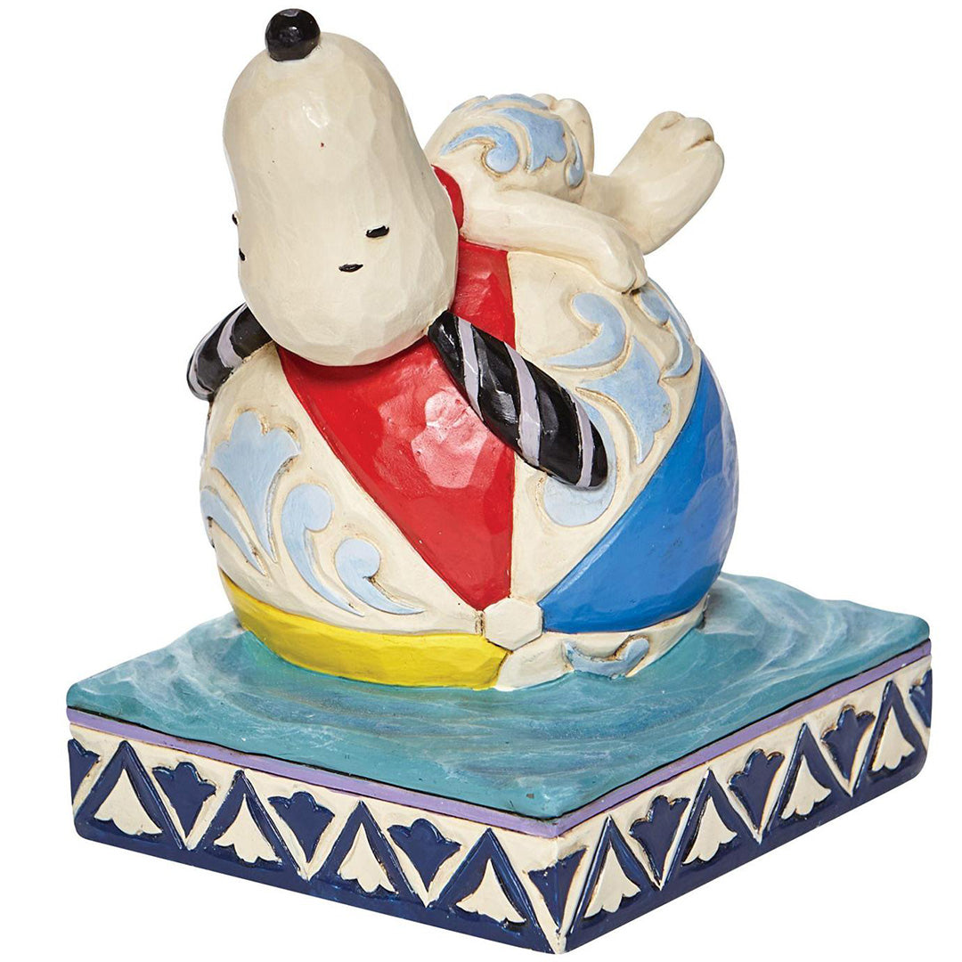 Jim Shore Snoopy on a Beach Ball back