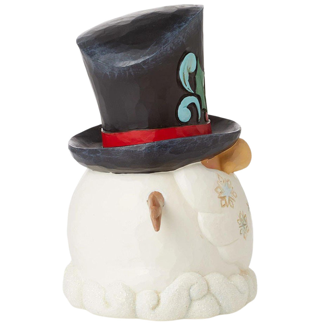 Jim Shore Snowman Gnome with Snowball side right