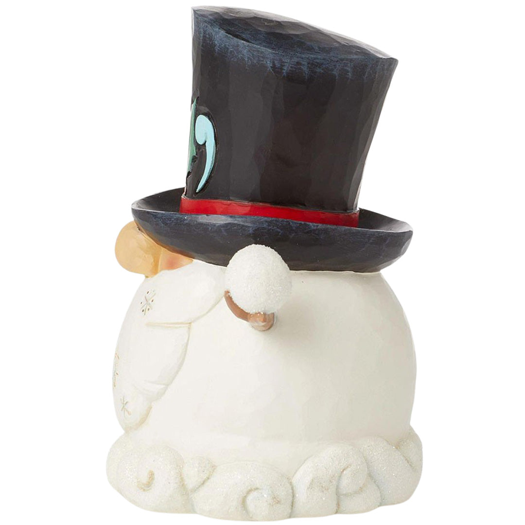 Jim Shore Snowman Gnome with Snowball side left