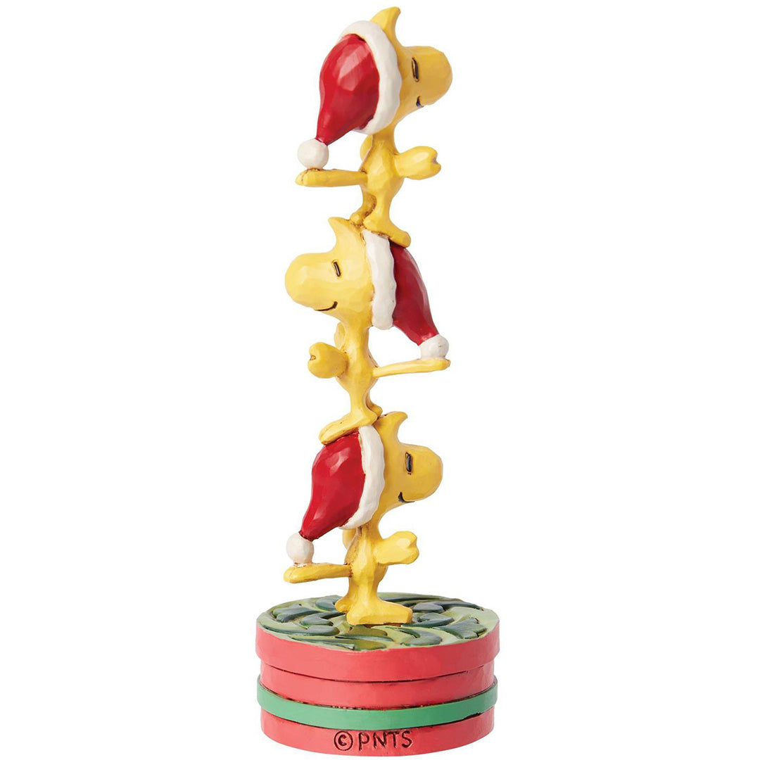 Jim Shore Stacked Woodstocks Mini  back