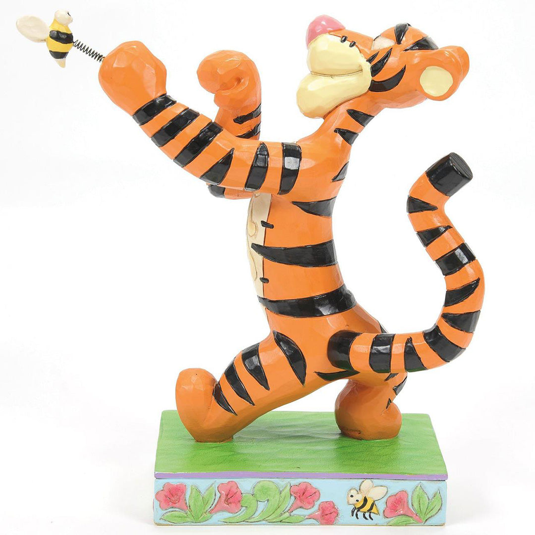 Jim Shore Tigger Fighting Bee 5.5" side