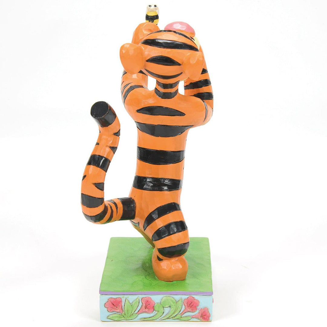 Jim Shore Tigger Fighting Bee 5.5" back