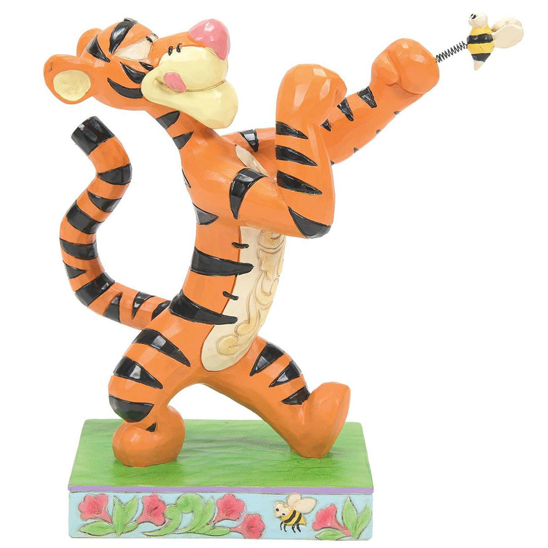 Jim Shore Tigger Fighting Bee 5.5" side