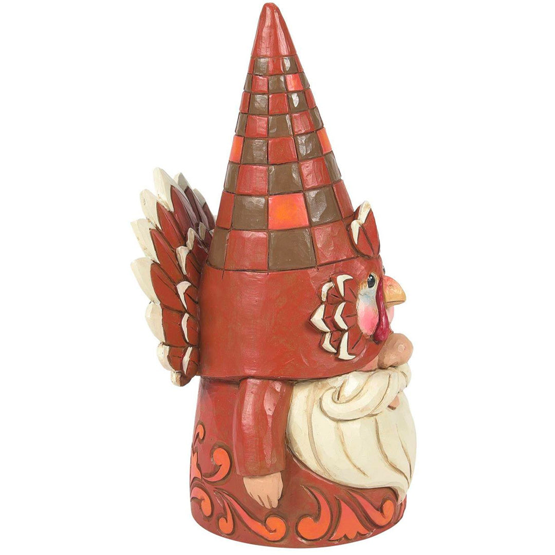 Jim Shore Turkey Gnome Figurine side