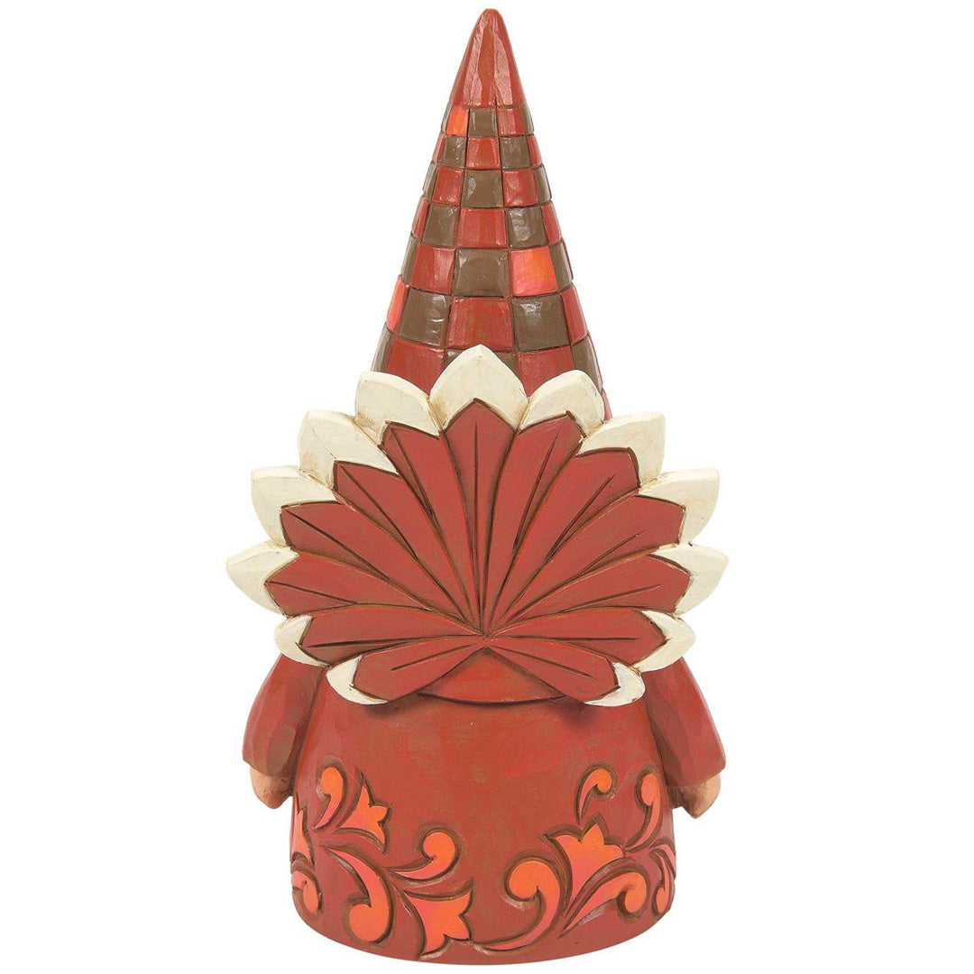 Jim Shore Turkey Gnome Figurine back