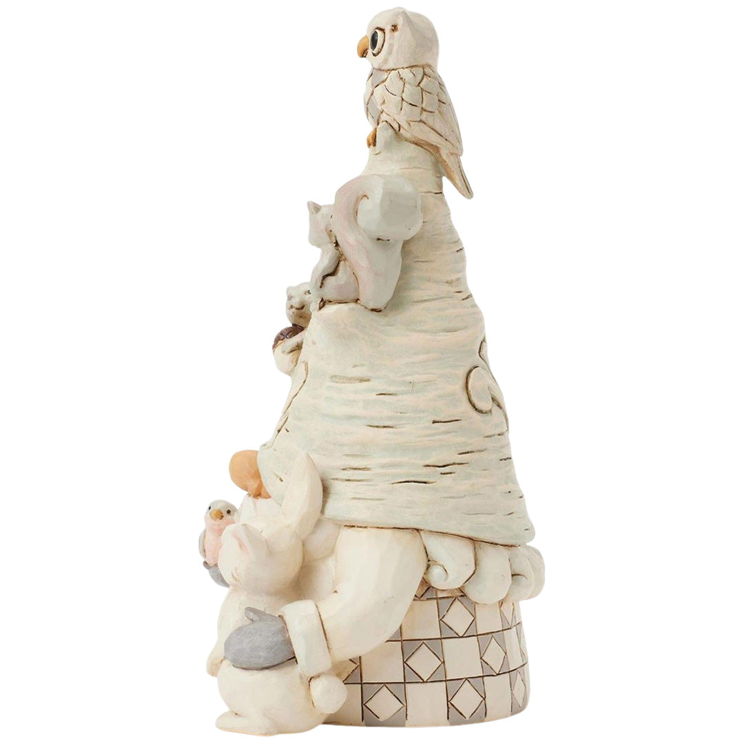Jim Shore Woodland Gnome with Animals left side