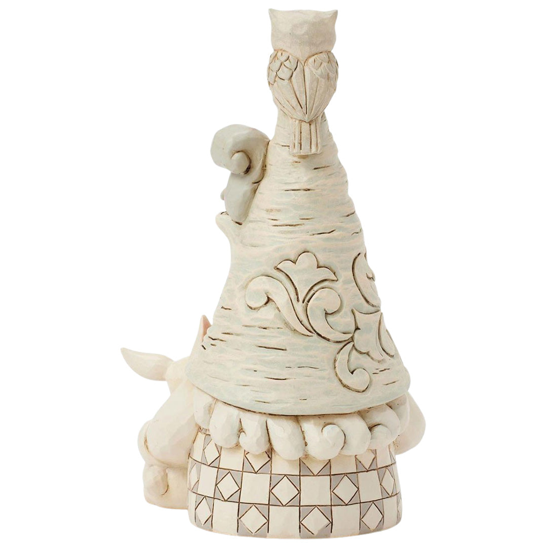 Jim Shore Woodland Gnome with Animals back