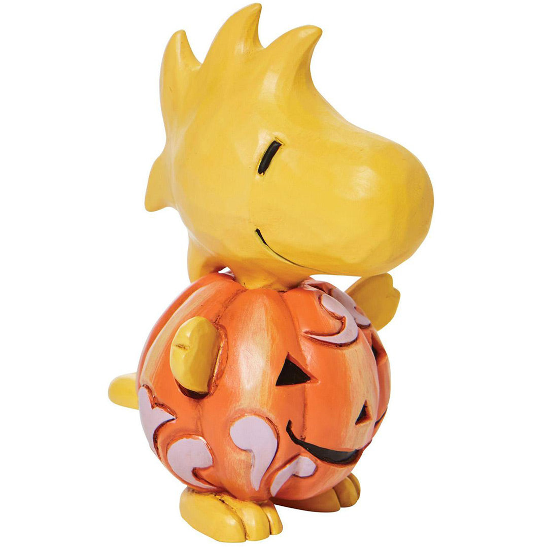 Jim Shore Woodstock Pumpkin Mini right side