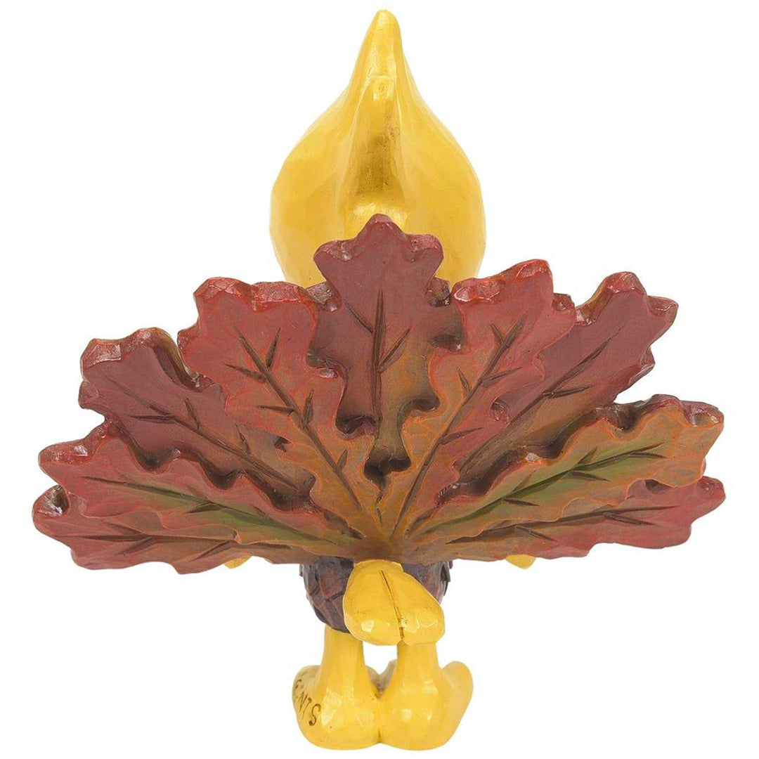 Jim Shore Woodstock Turkey Mini back