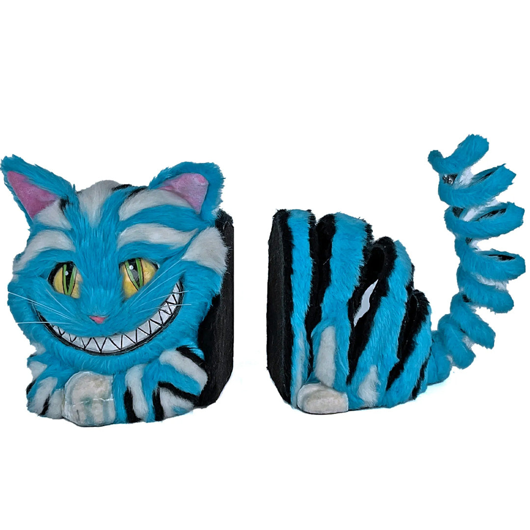 Katherine's Collection Cheshire Cat Book Ends front opened