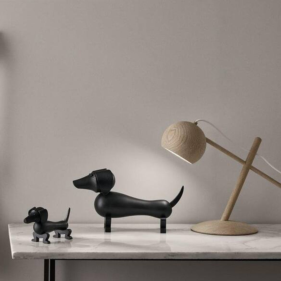 Dog Small Pind Stained Oak 7.3"