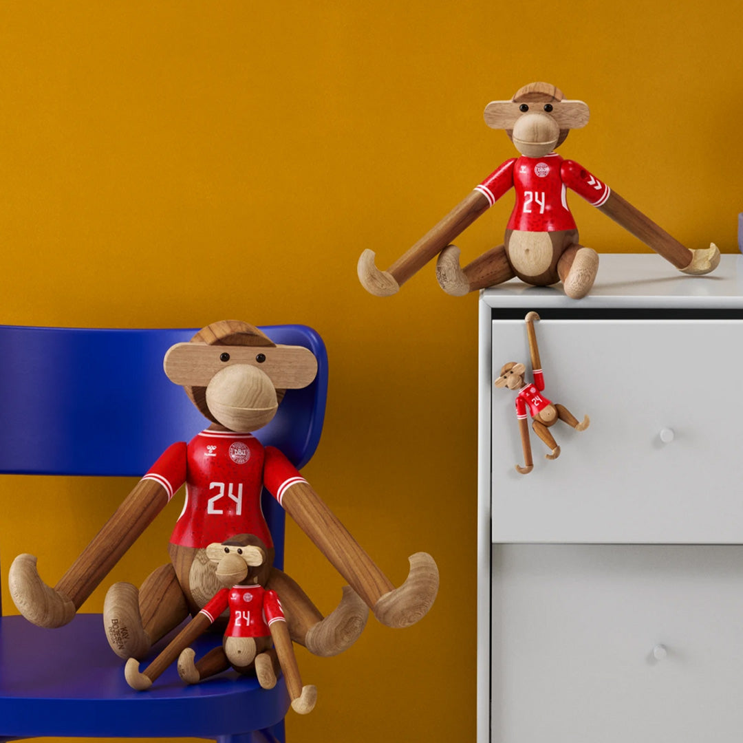Kay Bojesen Small Wooden Monkey Beechwood Men DBU 8