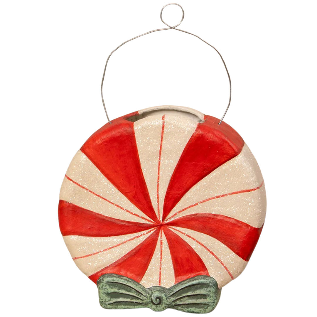 Johanna Parker for Bethany Lowe Large Singing Merrymint Bucket back white