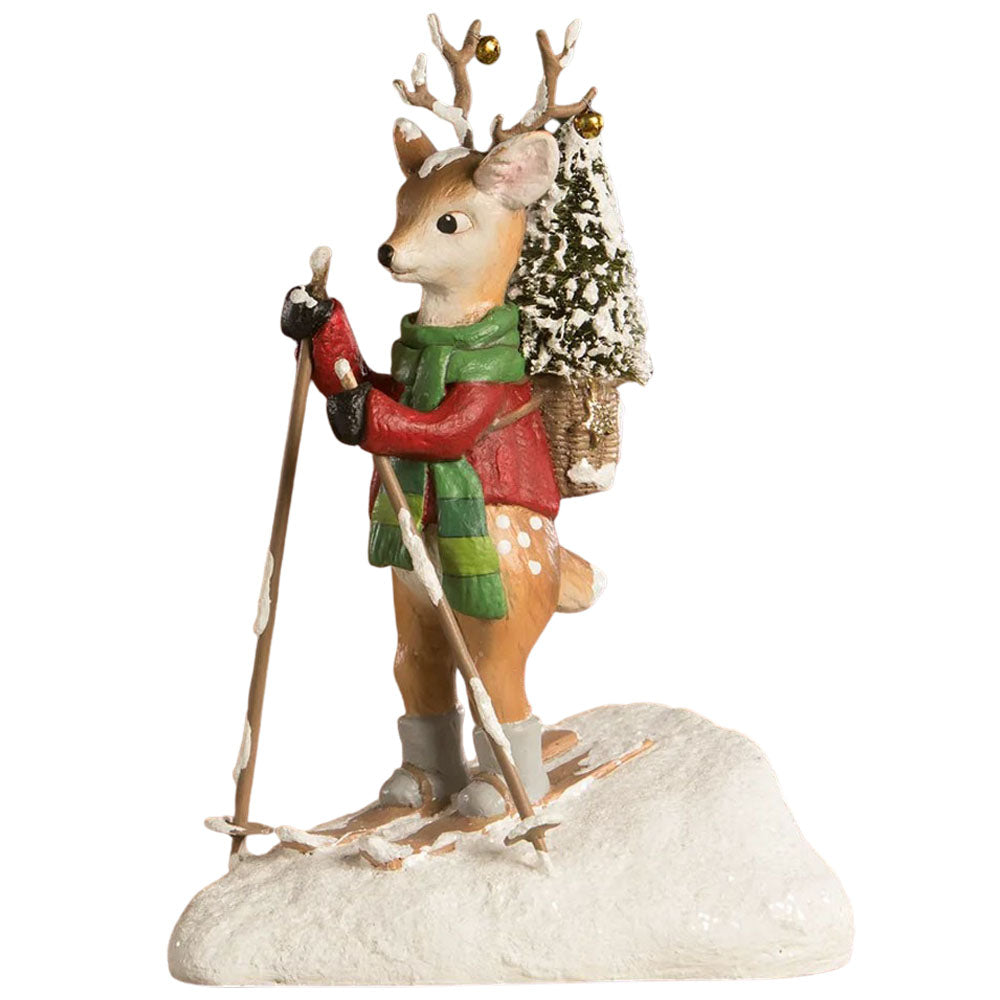 Lockhart the Skiing Deer by Bethany Lowe Designs front