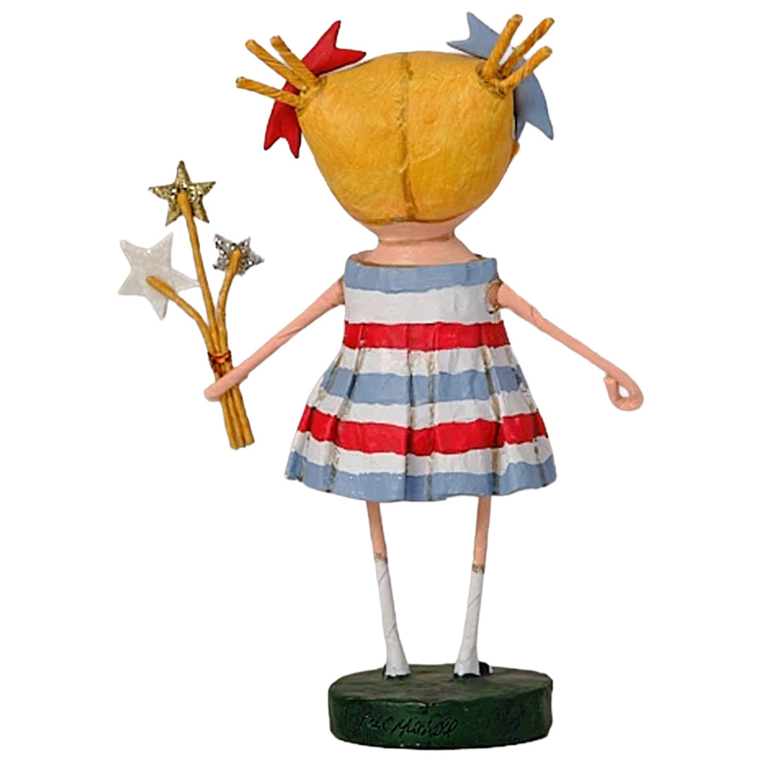 Cuddle Decor Lori Mitchell Sissy's Stars 7" back