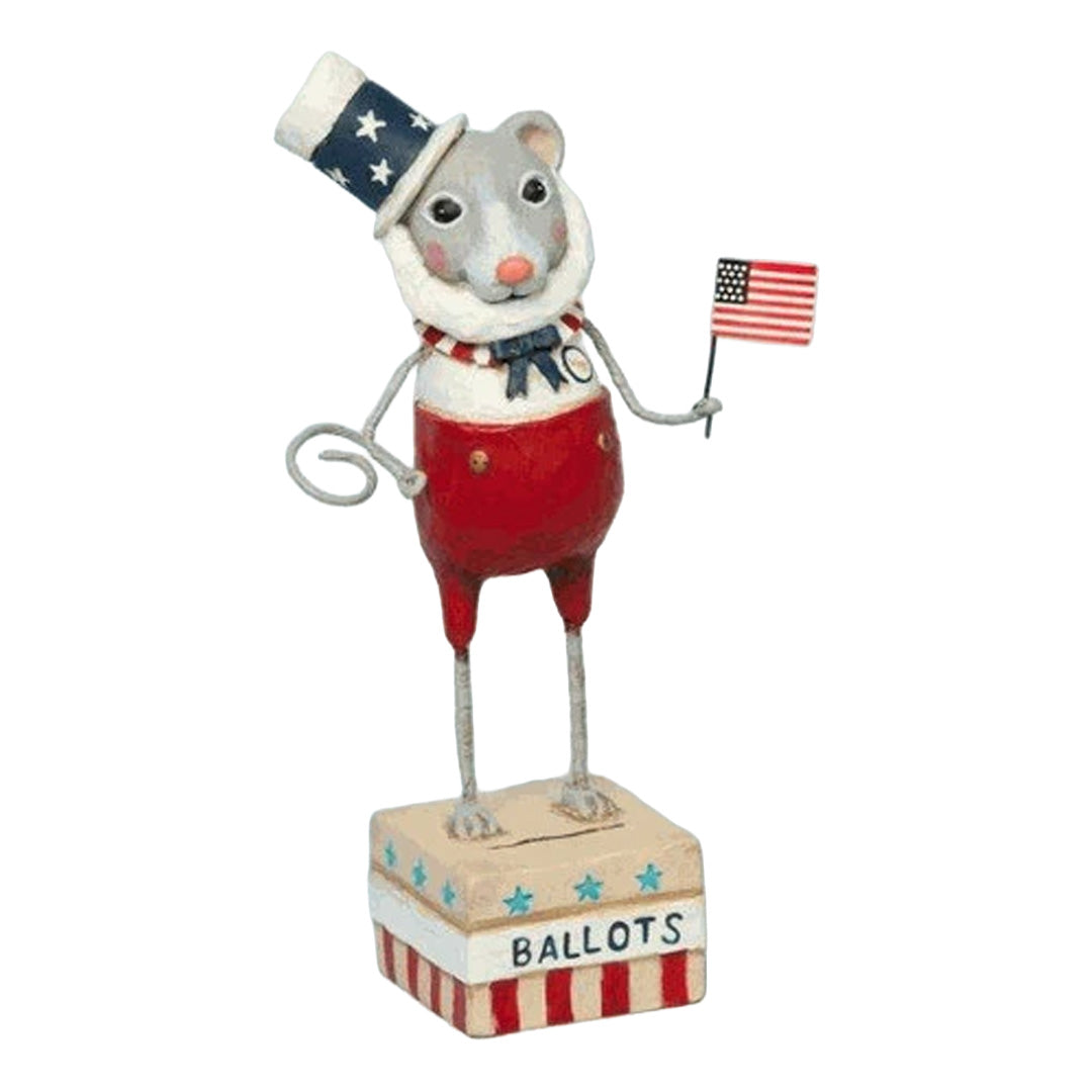 Cuddle Decor Lori Mitchell Americus Mouse 7"