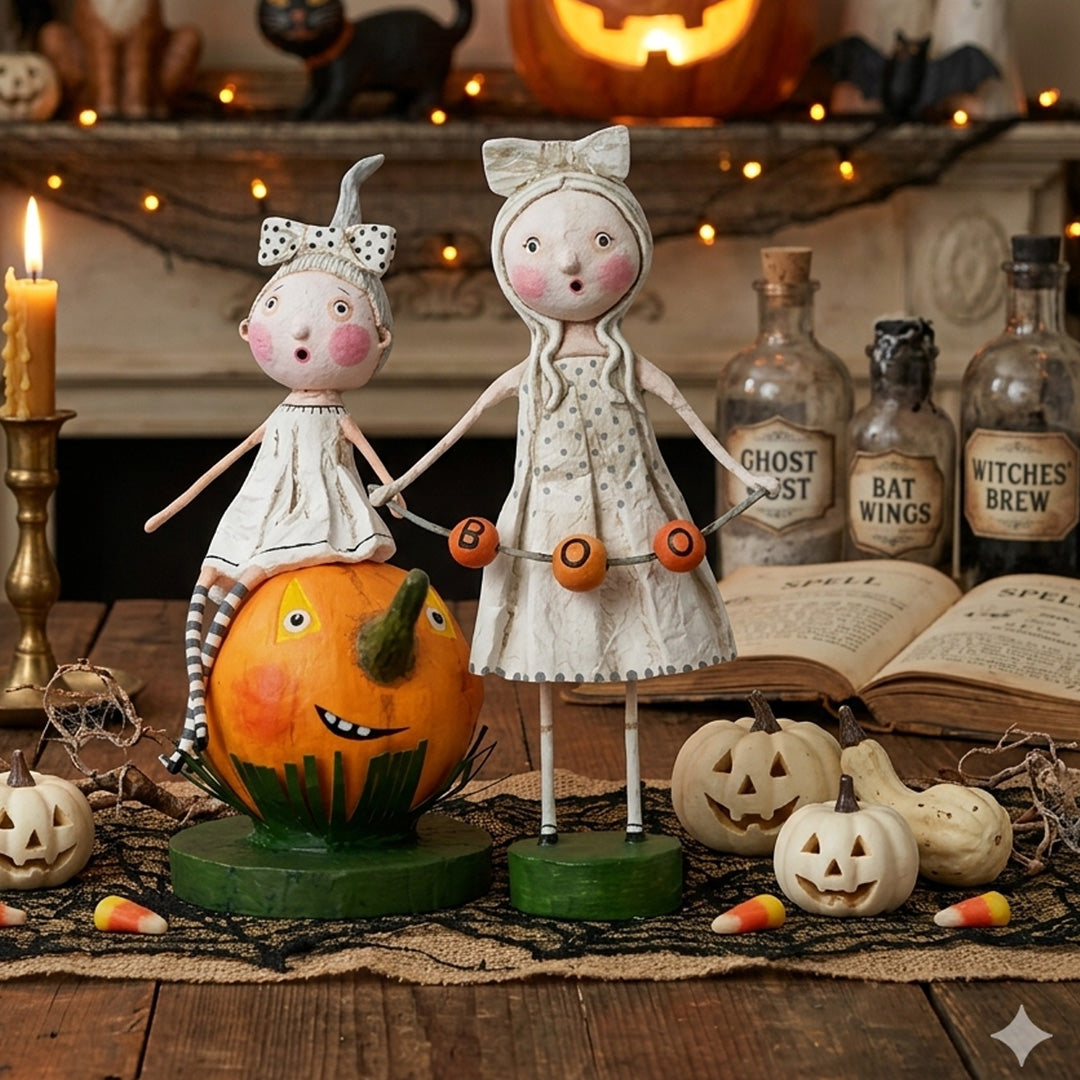 Cuddle decor Lori Mitchell Boo Boo Sisters - Set of 2 lifestyle