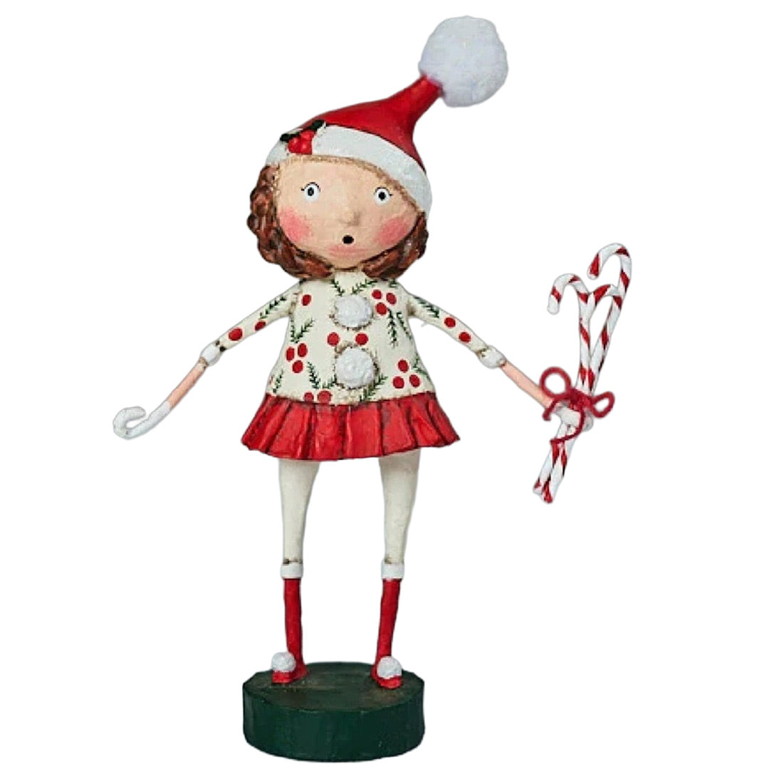 Candie's Canes Christmas Figurine and Collectible by Lori Mitchell front