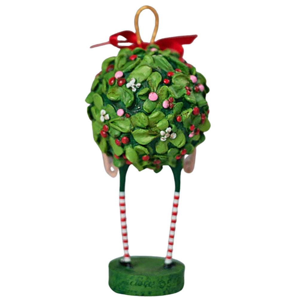 Christmas Kisses Christmas Figurine and Collectible by Lori Mitchell back