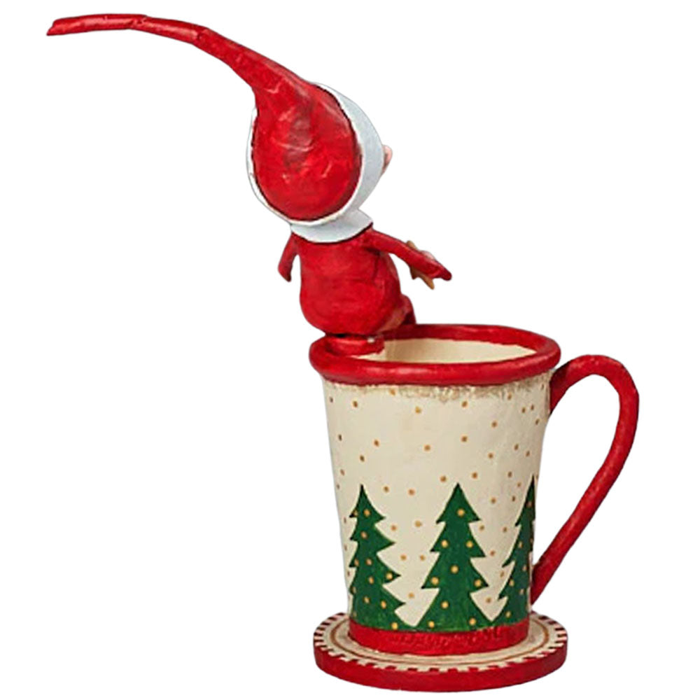 Cocoa and Cookies Santa by Lori Mitchell back