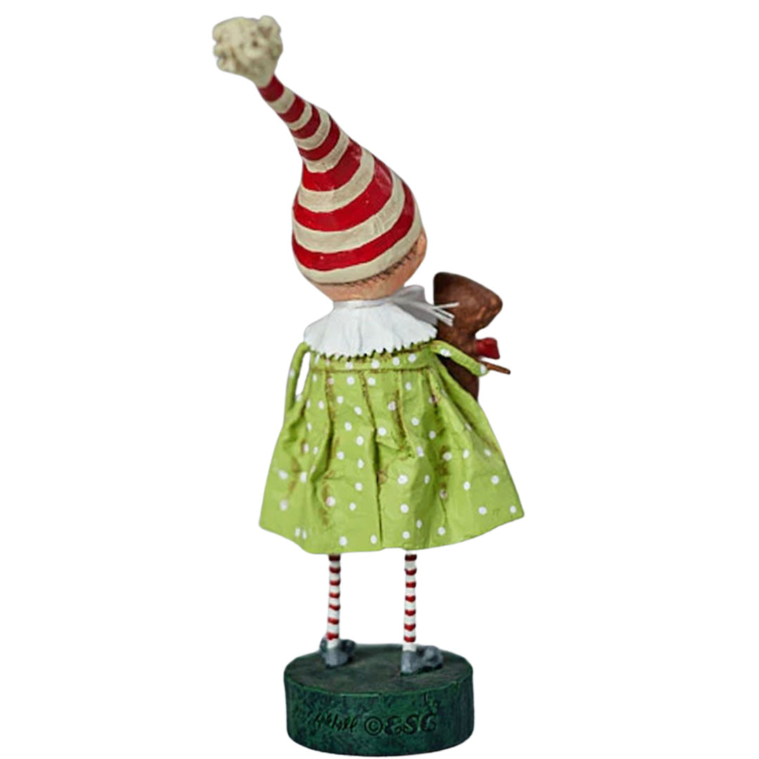 Discovering Santa Christmas Figurine and Collectible by Lori Mitchell back