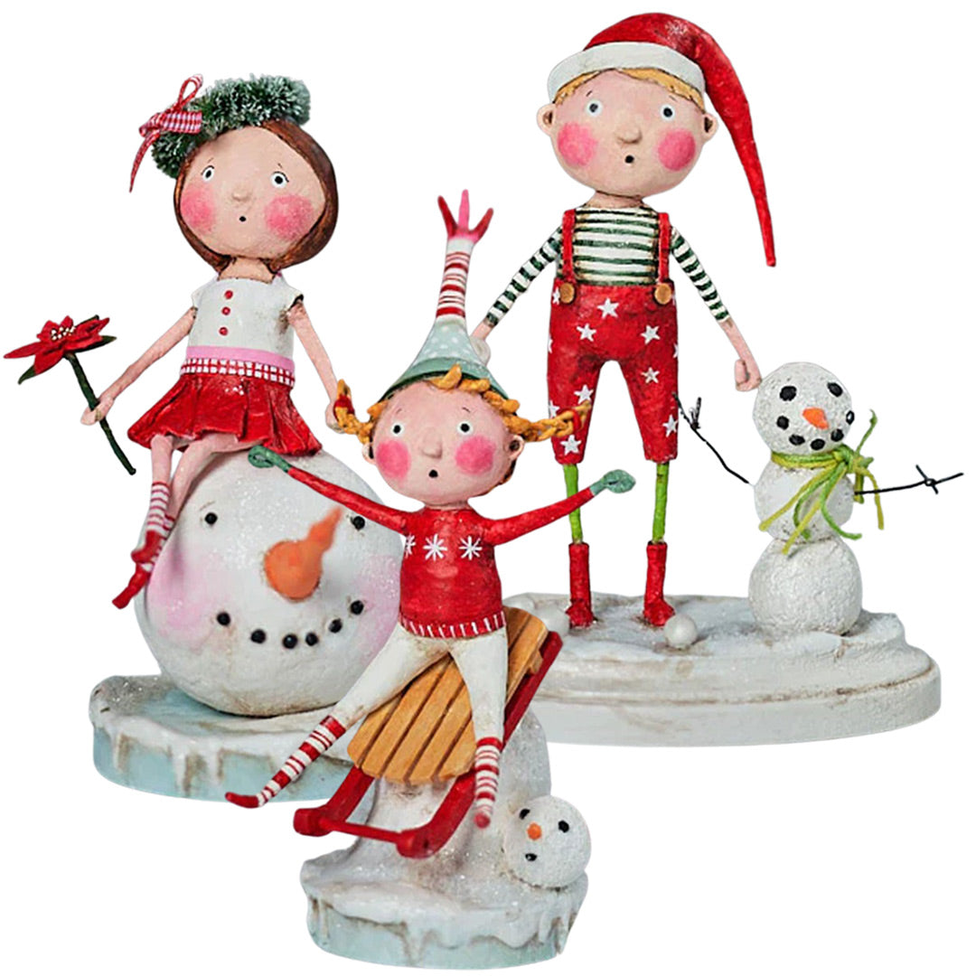 Cuddle Decor Lori Mitchell Frosty Friends - Set of 3