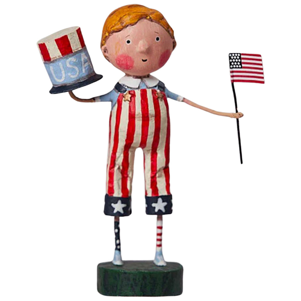 Land That I Love Patriotic Figurine by Lori Mitchell front