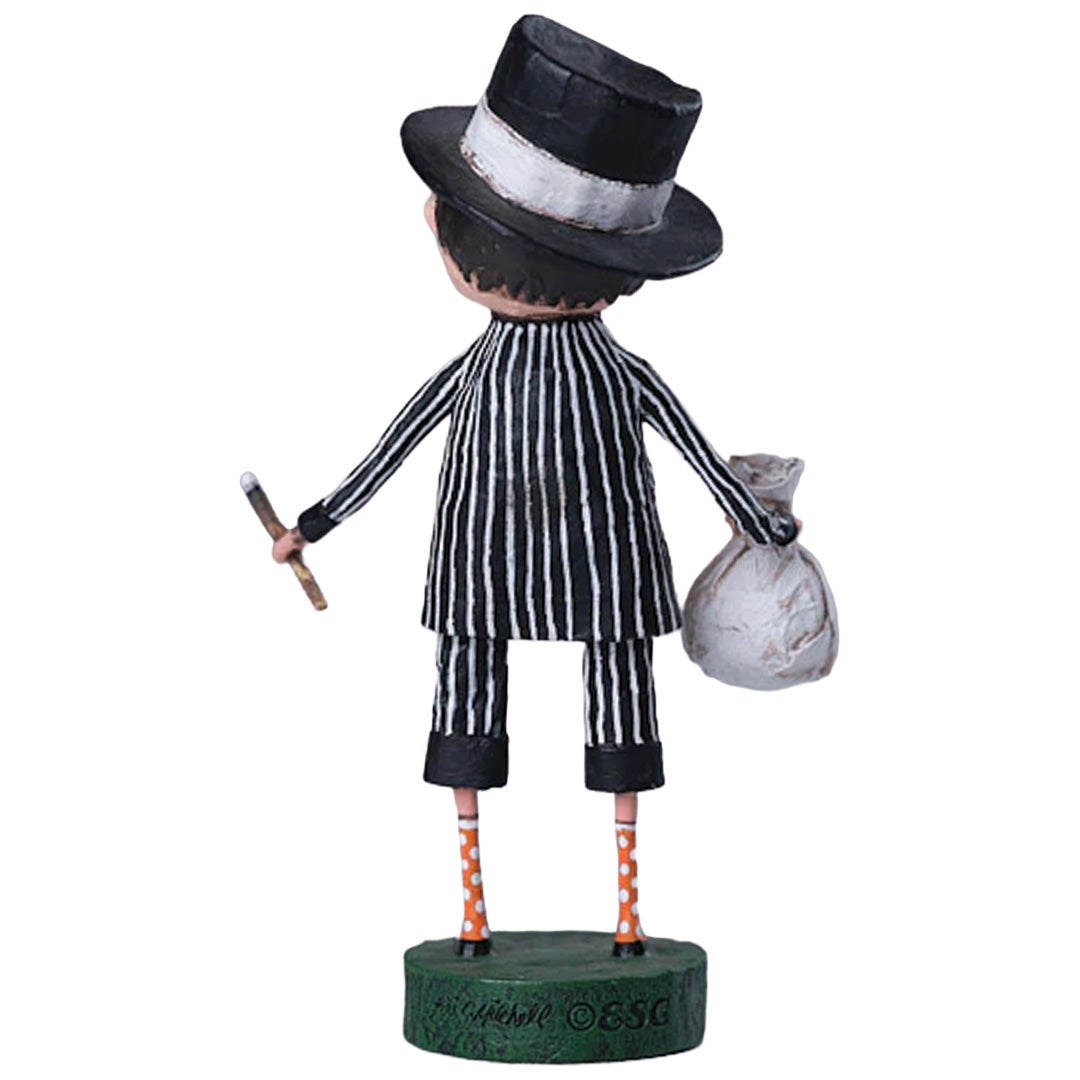 Lil' Gangster Halloween Figurine and Collectible by Lori Mitchell new version back