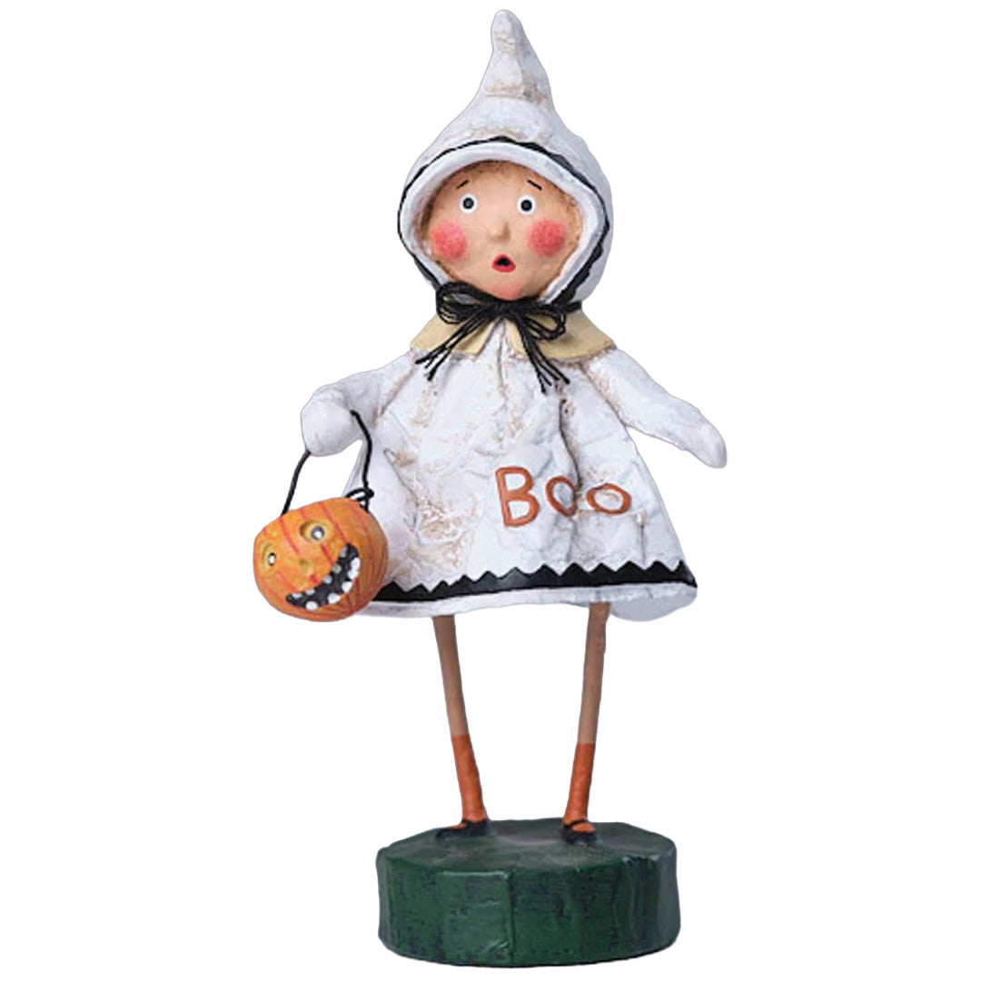 Little Boo Halloween Figurine by Lori Mitchell new version front